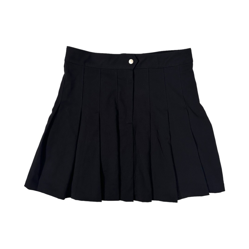 NWT H&M Black Pleated Mini Skirt